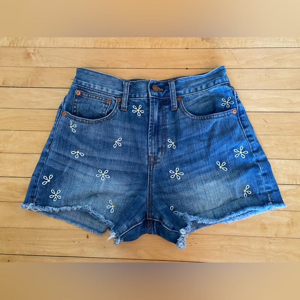 Madewell daisy jean short